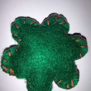 Green Felt Flower Accessory